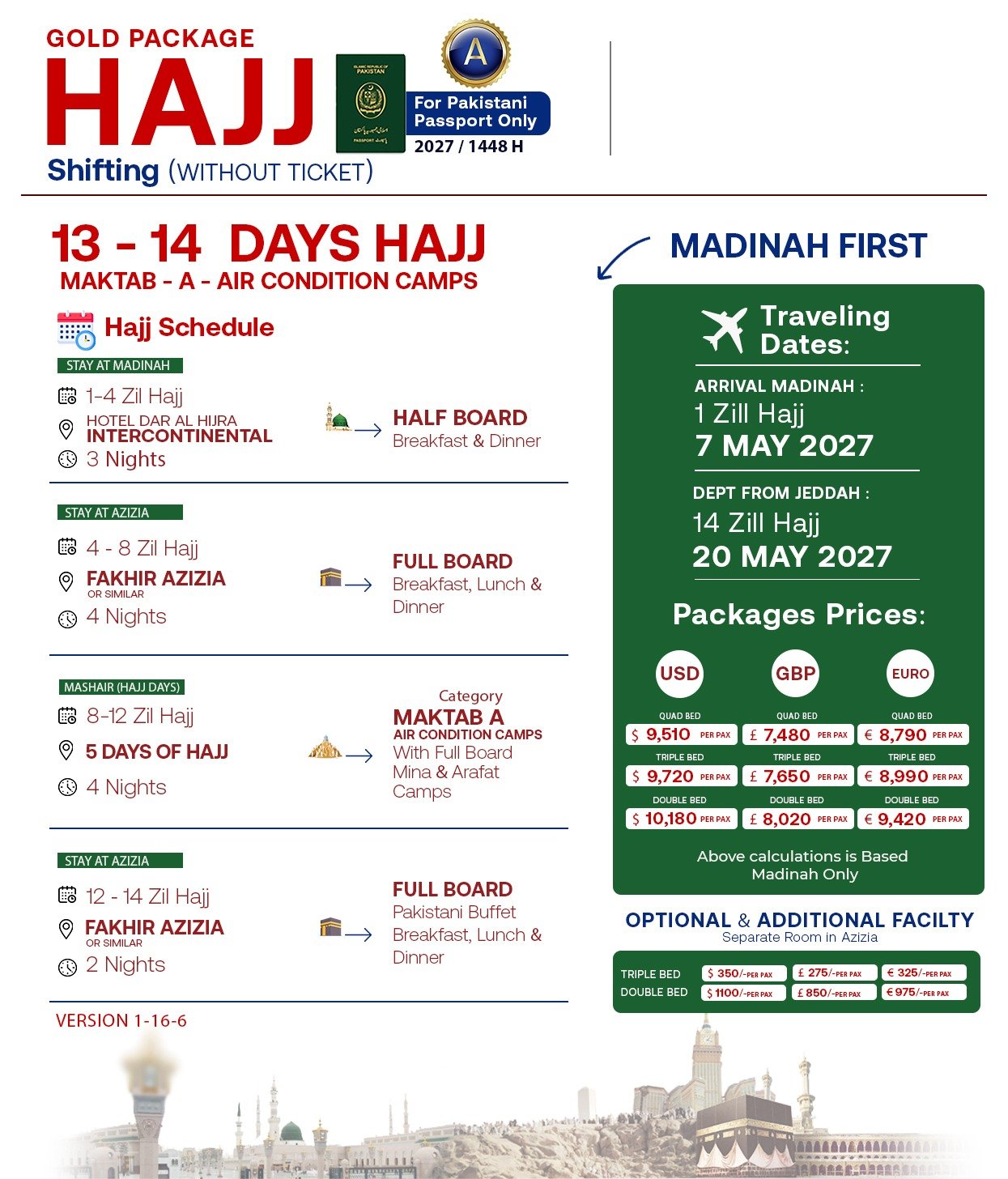 Maktab A Hajj Package 2027