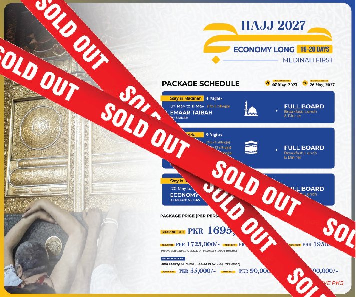 Maktab C Economy Long Hajj Package 2027
